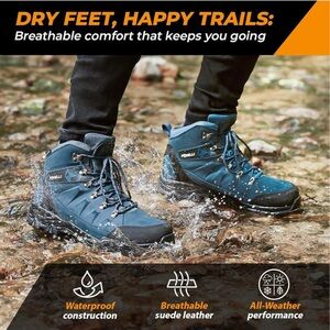 New in box Foxelli Women’s Hiking Boots Sz 8